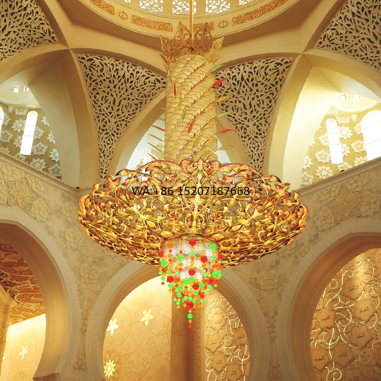 Commercial Glass Printing - Luxury Modern 3D Printing Glass Chandelier