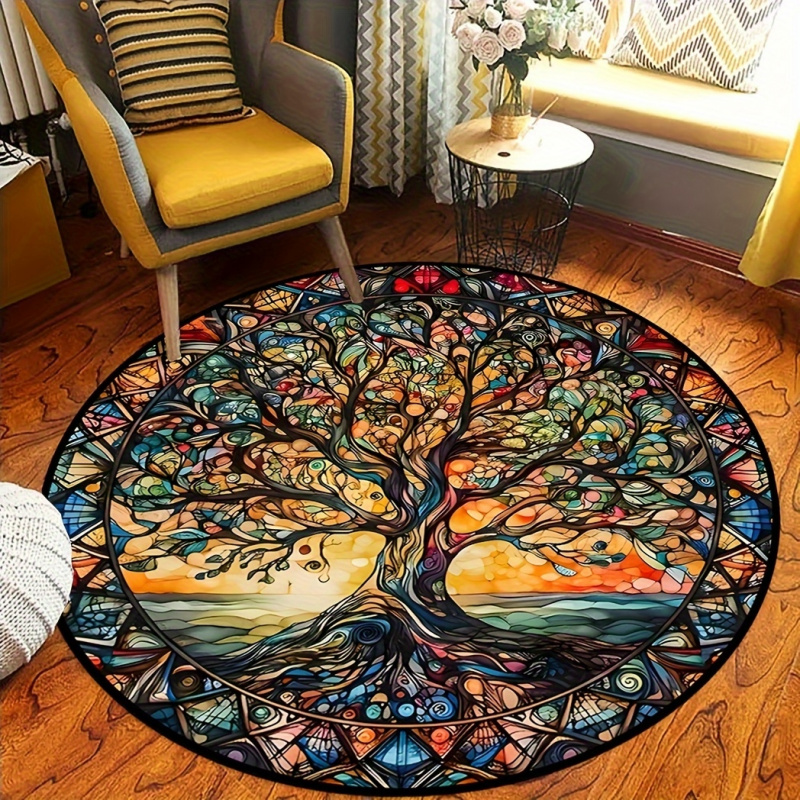 Commercial Glass Printing - VIKAMA Stained Glass Tree of Life