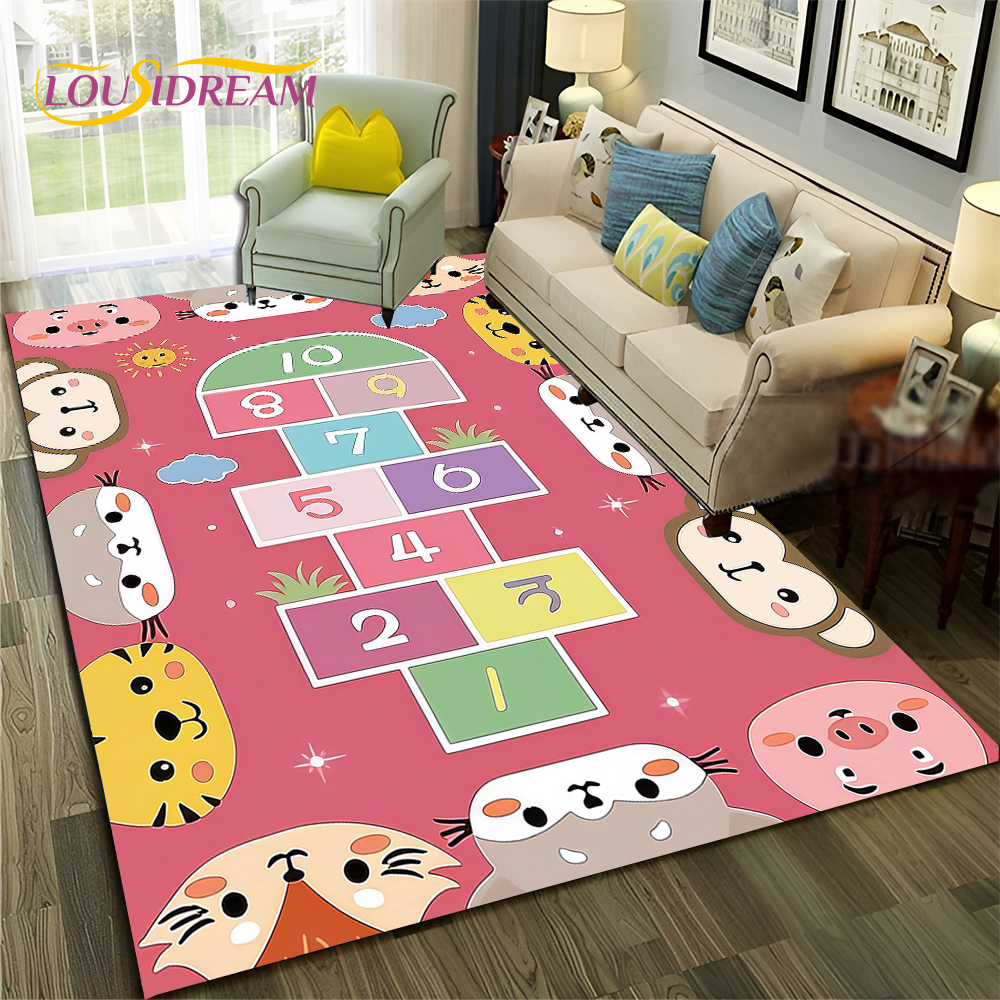 Commercial Printing Services - 2025 Funny Hopscotch Child Digital Games