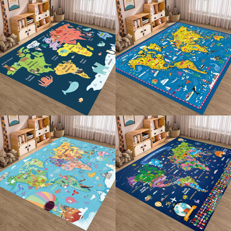 Commercial Printing Services - Animal World Map Print Large Area