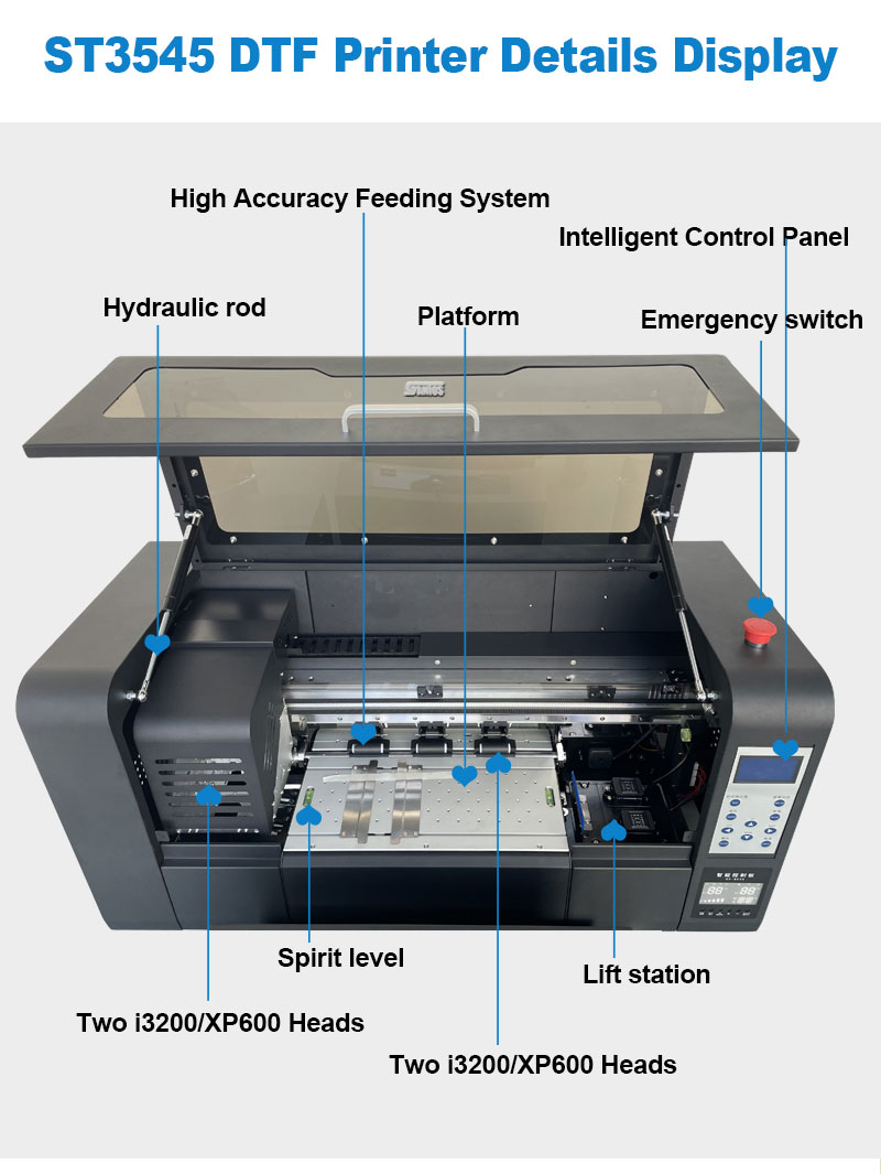 60CM A1 DTF Printer Xp600/I320 - Commercial Shirt Printing Machine incelemesi ve fiyatı