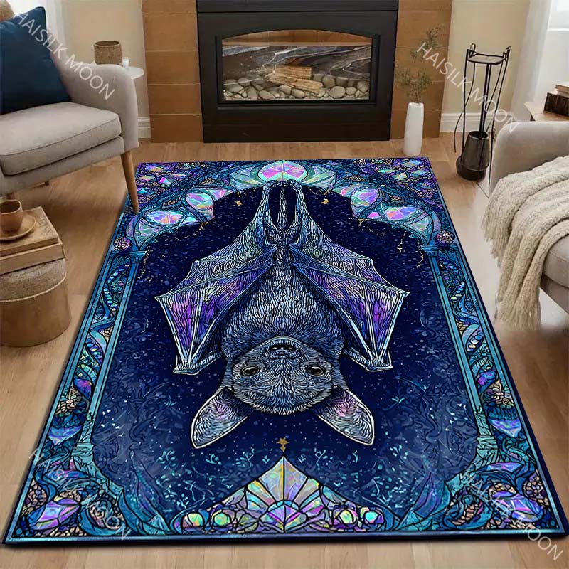 1PC Bat Glass Art Print Carpet - Commercial Glass Printing incelemesi ve fiyatı
