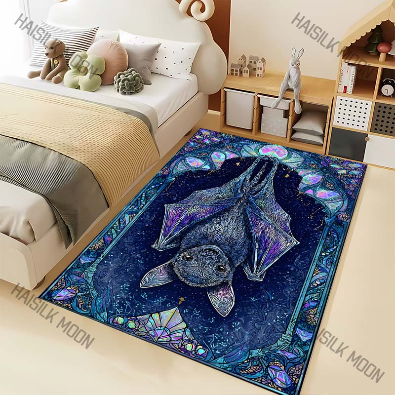 1PC Bat Glass Art Print Carpet - Commercial Glass Printing incelemesi ve fiyatı