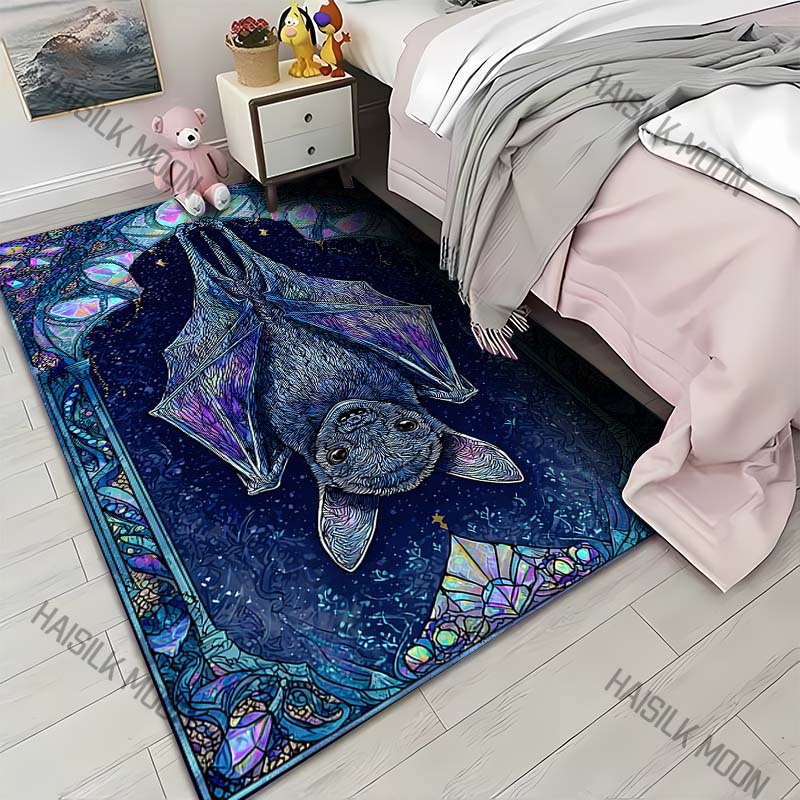 1PC Bat Glass Art Print Carpet - Commercial Glass Printing incelemesi ve fiyatı