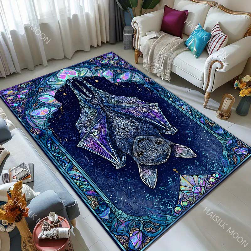 1PC Bat Glass Art Print Carpet - Commercial Glass Printing incelemesi ve fiyatı