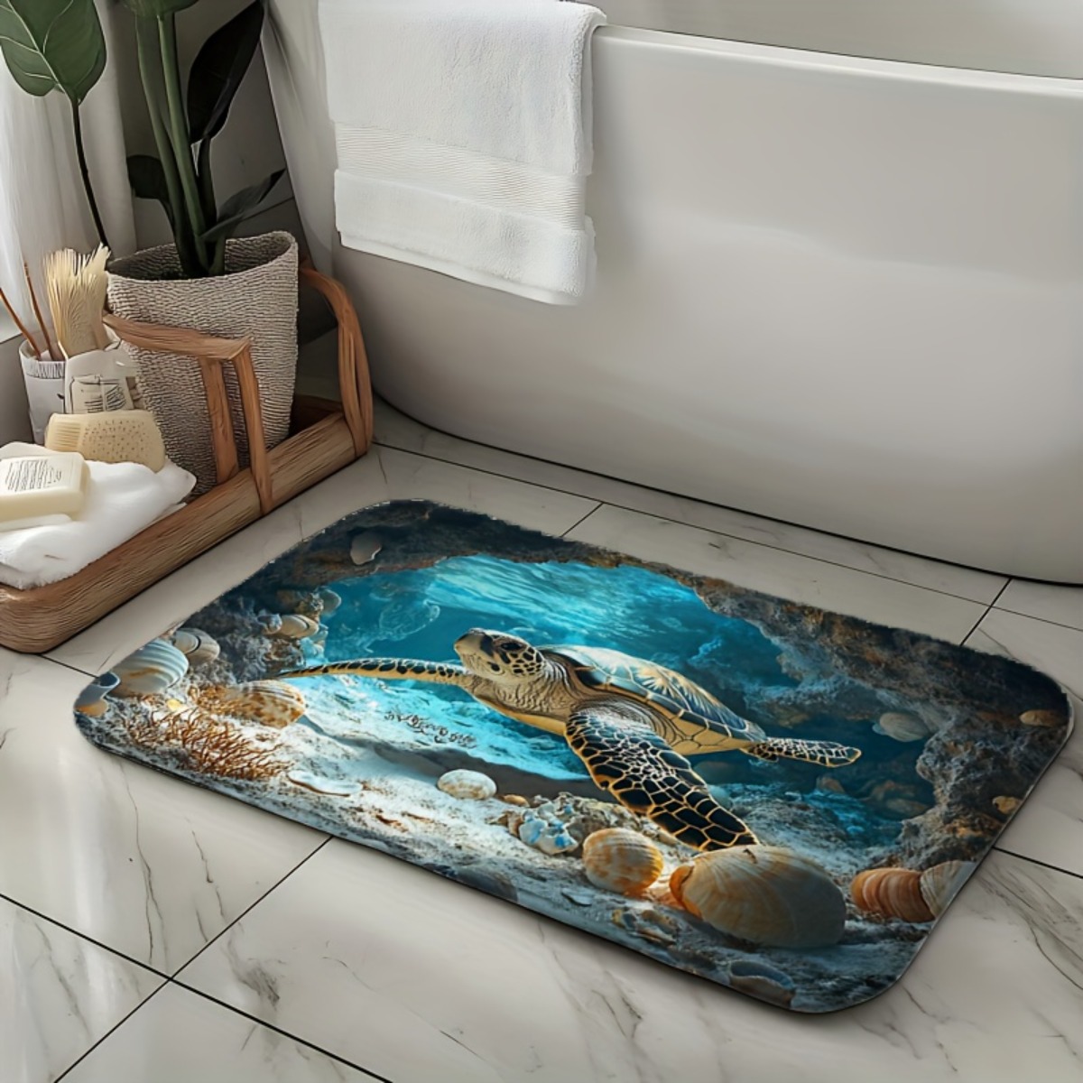 Sea Turtle Rug Velvet Flannel  - Commercial Printing And Design incelemesi ve fiyatı