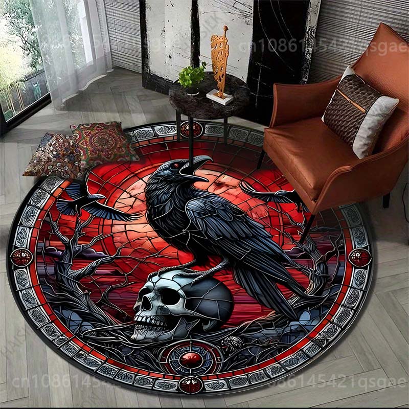 Multiple sizes Raven skull the - Commercial Glass Printing incelemesi ve fiyatı
