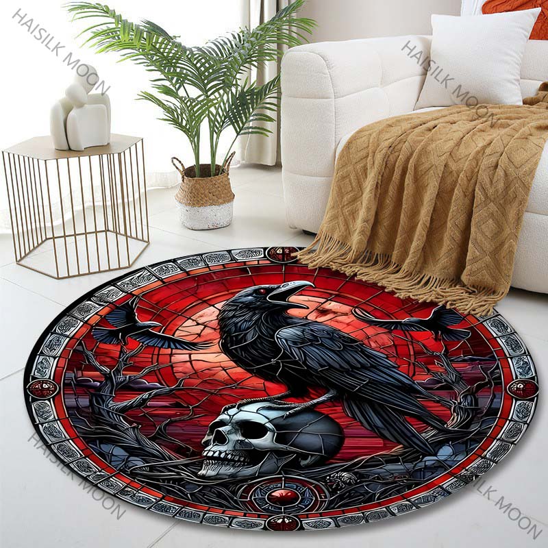 Multiple sizes Raven skull the - Commercial Glass Printing incelemesi ve fiyatı