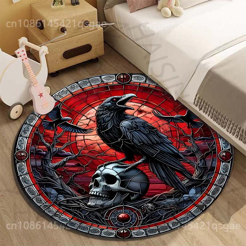 Multiple sizes Raven skull the - Commercial Glass Printing incelemesi ve fiyatı