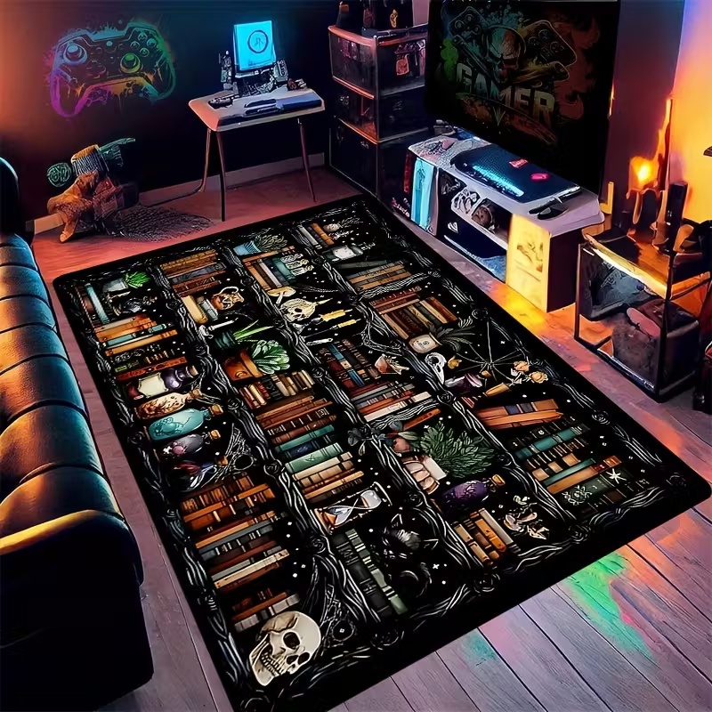 Bookshelf Area Rug for Teen St - Commercial Printing Books incelemesi ve fiyatı