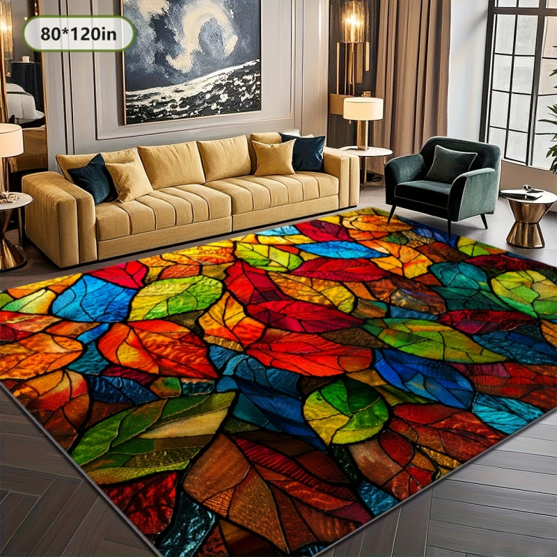 VIKAMA Stained Glass Leaf Prin - Commercial Glass Printing incelemesi ve fiyatı