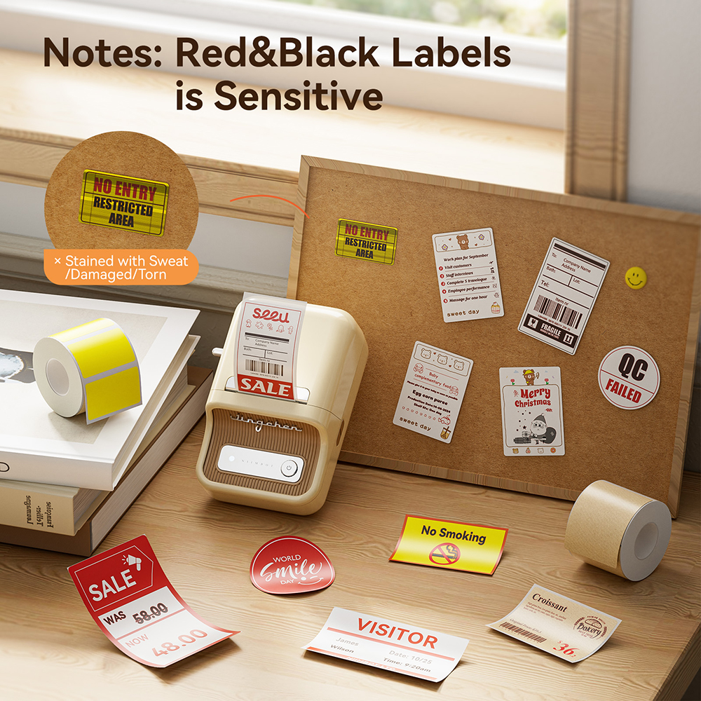 Niimbot B21 PRO Red Black Colo - Commercial Shirt Printing Machine incelemesi ve fiyatı