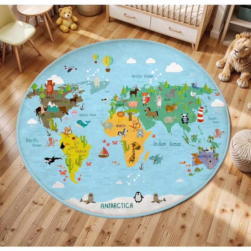 Children's Play Round Floor Ma - Commercial Printing Services incelemesi ve fiyatı