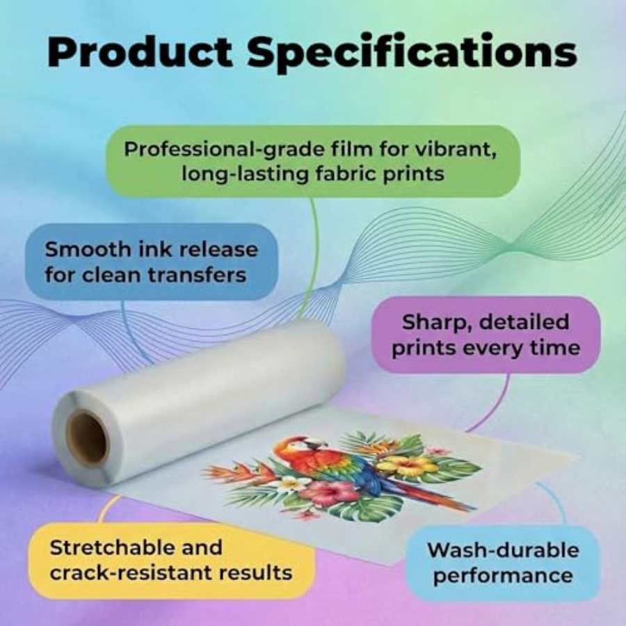 DTF Transfer Film 33cm 100m A3 - Dtf Hot Peel Film incelemesi ve fiyatı