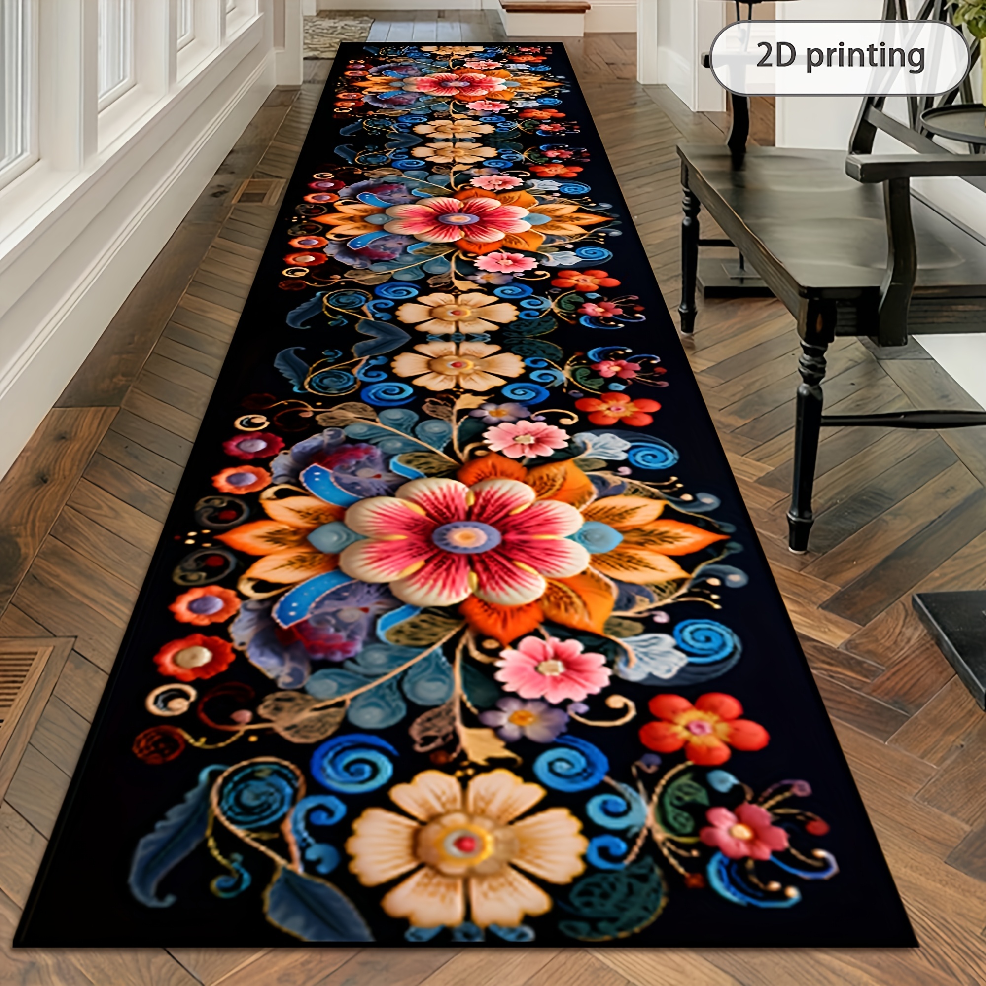 2D Printing Retro Floral Patte - Commercial Printing And Design incelemesi ve fiyatı