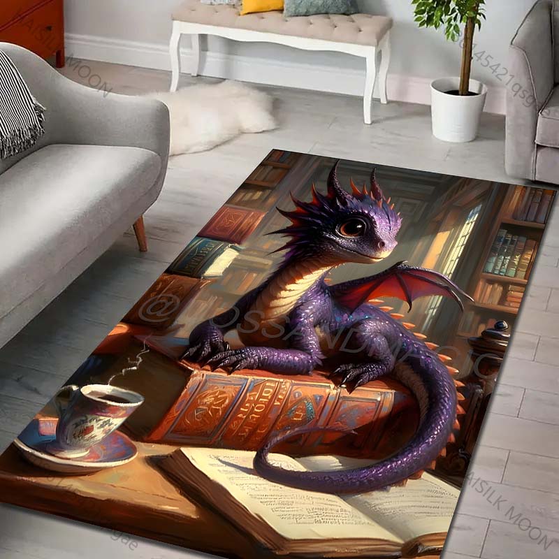 Magic Book Dragon Print Carpet - Commercial Printing Books incelemesi ve fiyatı