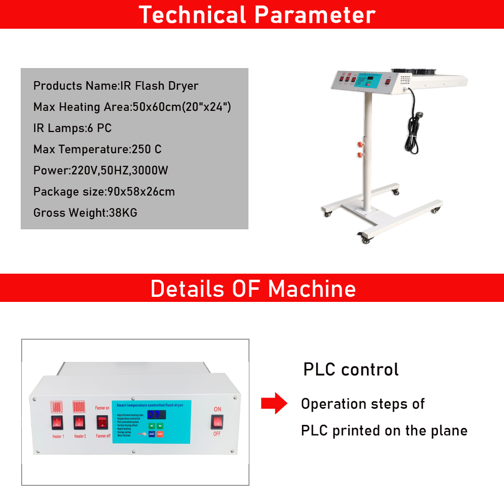 Factory Price  Ir Silkscreen S - Flash Dryer Screen Print incelemesi ve fiyatı
