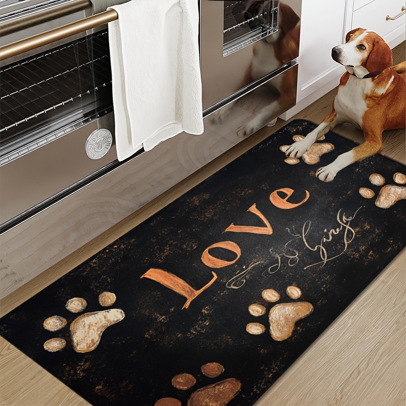 Cat Dog Paw Print Pattern Kitc - Commercial Printing And Design incelemesi ve fiyatı