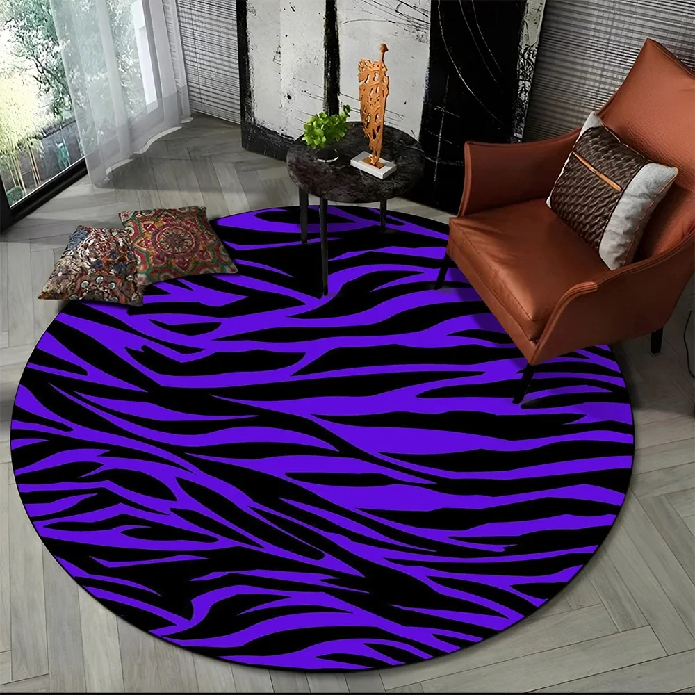 Pink Zebra Stripe Print Round  - Commercial Printing Services incelemesi ve fiyatı