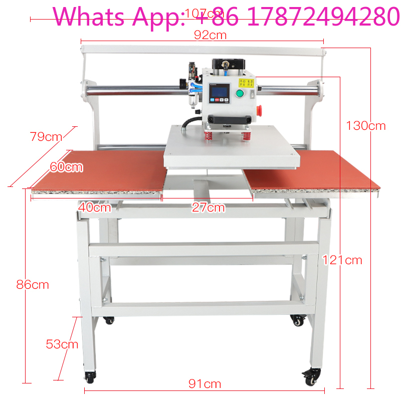 Dual Electric Slide Hot Stampi - Commercial Shirt Printing Machine incelemesi ve fiyatı