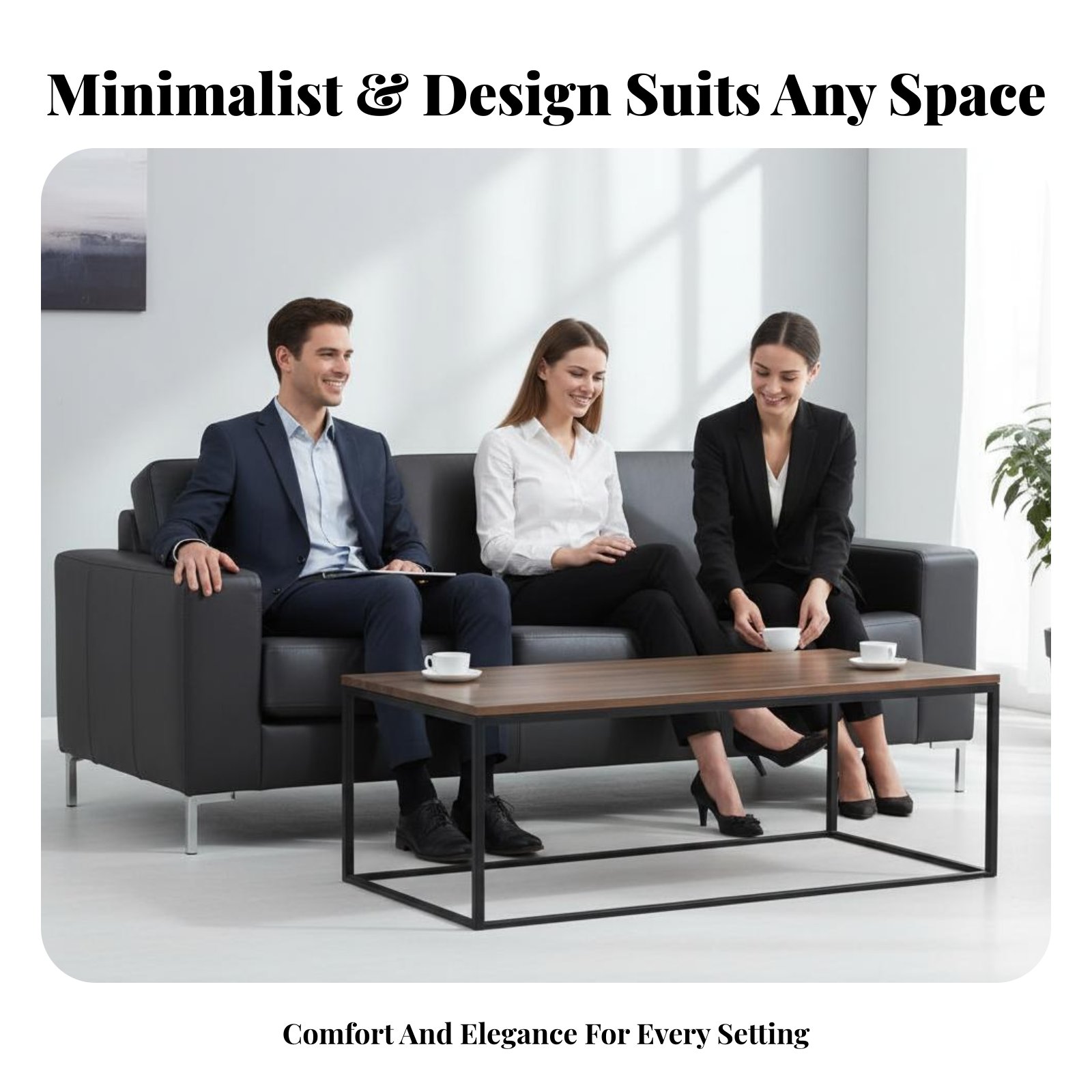 Three-Person Settee Modern Des - Commercial Printing And Design incelemesi ve fiyatı