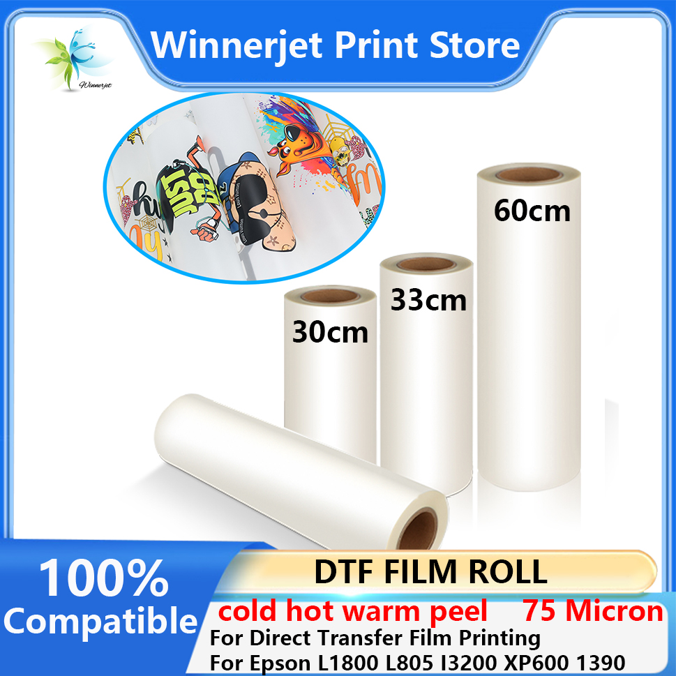 30cm 33cm60cm*100m DTF PET Fil - Dtf Hot Peel Film incelemesi ve fiyatı