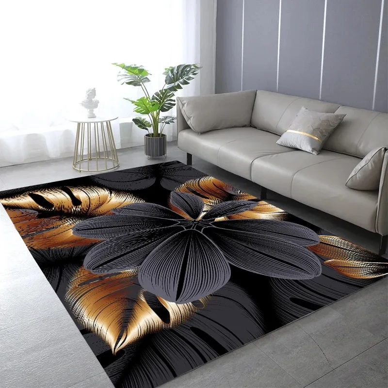 Abstract Black Golden Plant Le - Commercial Printing And Design incelemesi ve fiyatı