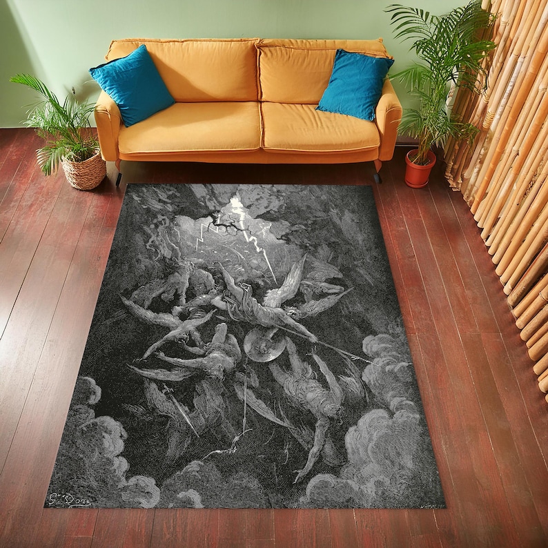 Gothic 'Mouth of Hell' Rug - D - Commercial Printing And Design incelemesi ve fiyatı