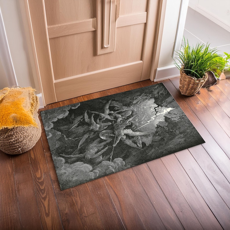 Gothic 'Mouth of Hell' Rug - D - Commercial Printing And Design incelemesi ve fiyatı