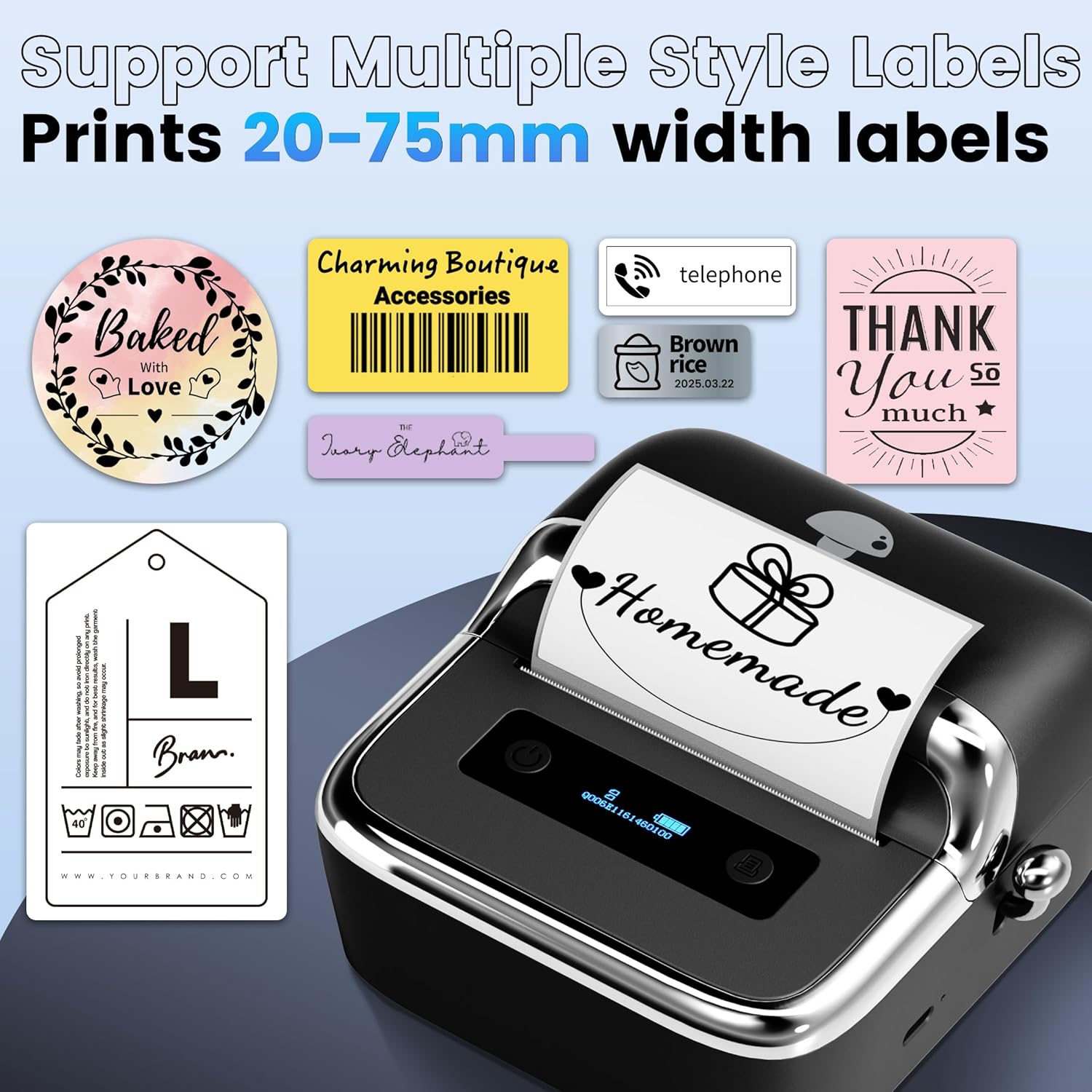 Phomemo M250 Label Maker 75mm  - Commercial Shirt Printing Machine incelemesi ve fiyatı