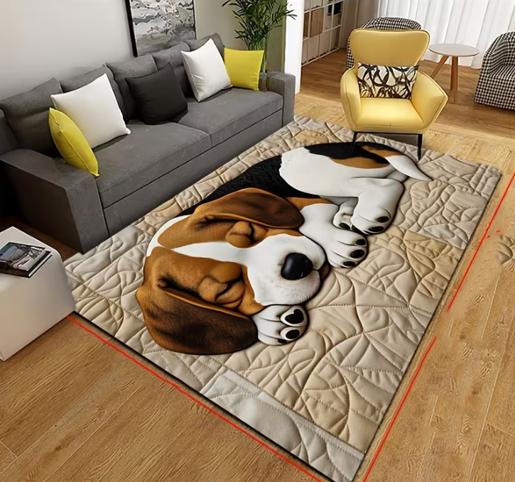 Cute Sleeping Beagle Pattern F - Commercial Printing And Design incelemesi ve fiyatı