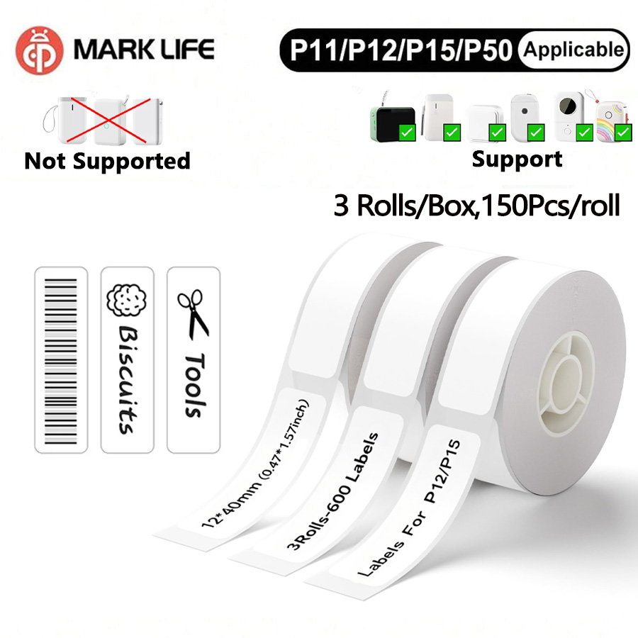 Marklife 3Rolls Labels P15 The - Commercial Shirt Printing Machine incelemesi ve fiyatı