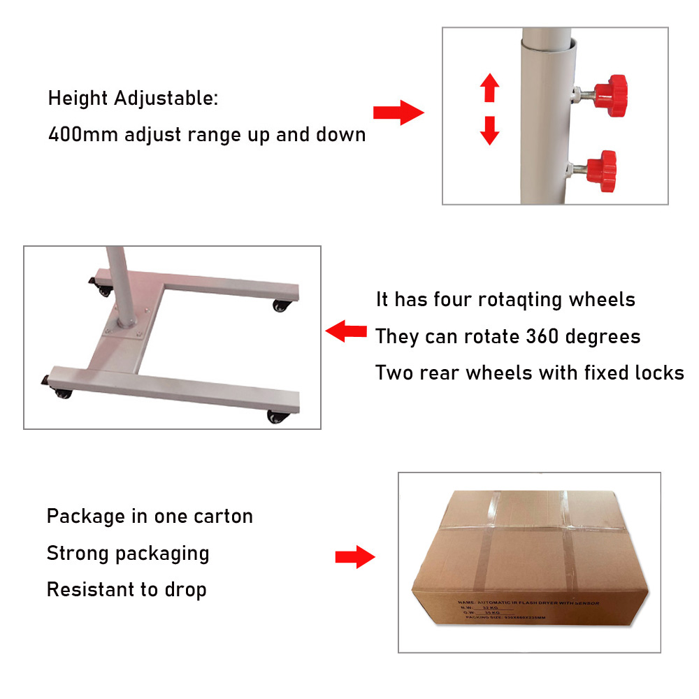 3000w 360-degree Rotating Shir - Flash Dryer Screen Print incelemesi ve fiyatı