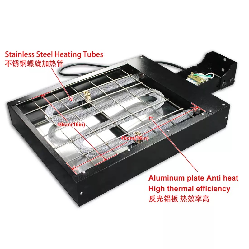 1600W 40*40 Cm Replacement  Fl - Flash Dryer Screen Print incelemesi ve fiyatı