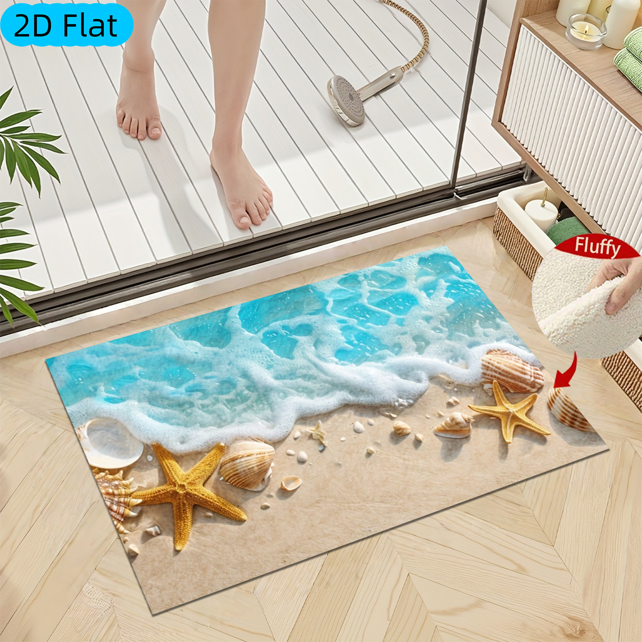 Beach Wave Rug Velvet Flannel  - Commercial Printing And Design incelemesi ve fiyatı