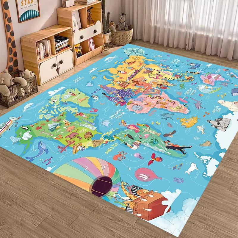 Animal World Map Print Large A - Commercial Printing Services incelemesi ve fiyatı